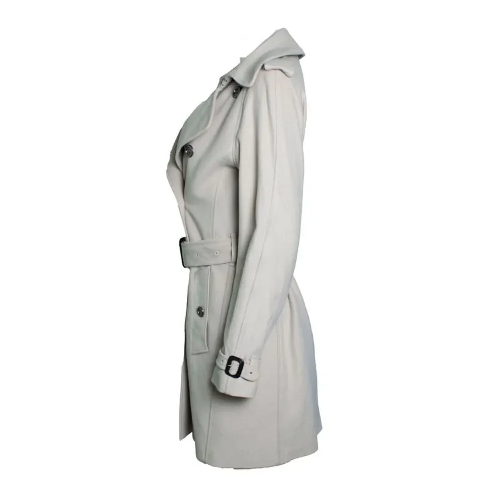 Burberry, Beige trenchcoat in wool - Picture 5 of 9